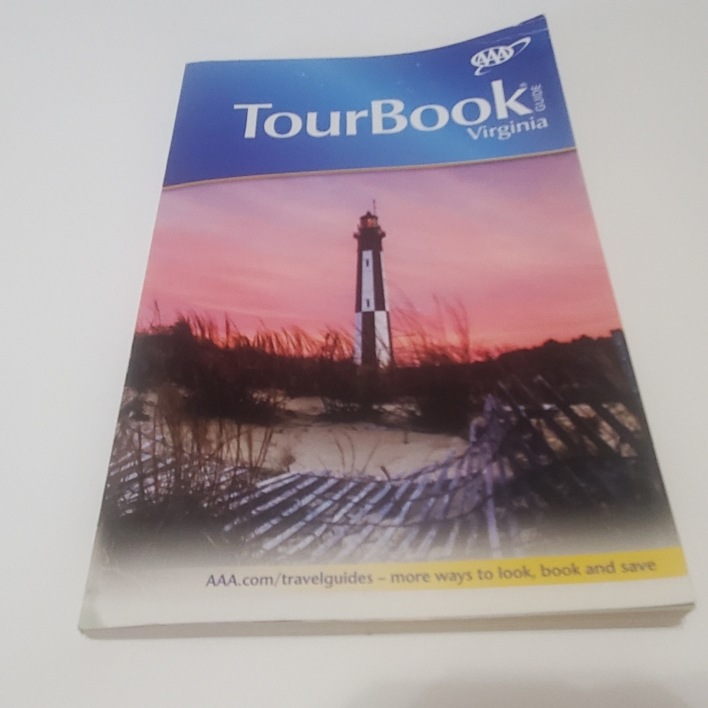 2/$15 AAA Virginia TourBook 2018 Edition Paperback